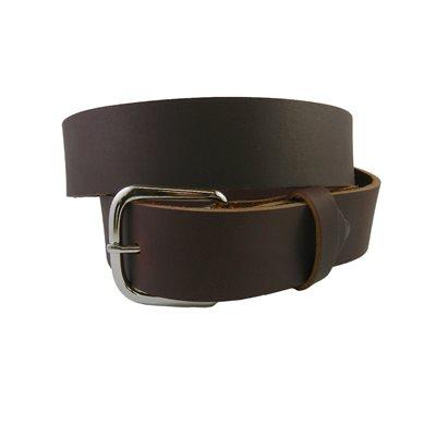 Ceinture 1-1/2 Cuir Buffalo, Brun pâle.