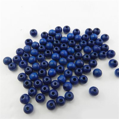 6mm - Round Wooden Beads.