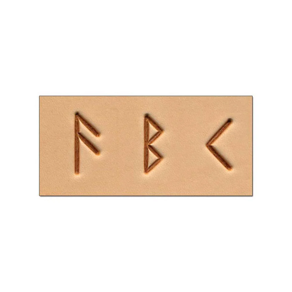 Craftool® 3/4" (19 mm) Runic Alphabet Set, Tandy Leather.