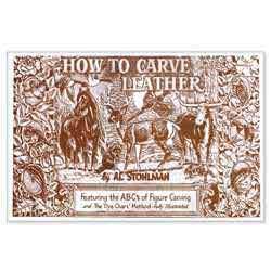  Book How to Carve Leather , Tandy Leather.