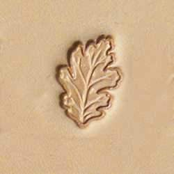 Craftool® oak leaf stamper, Tandy leather.