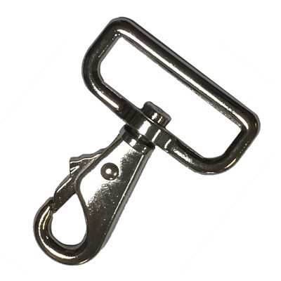 Carabiner 1-1/2 rotating strong nickel
