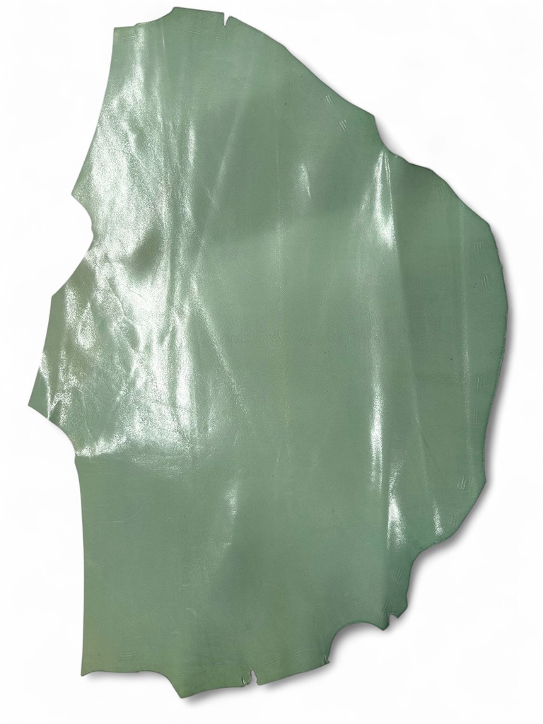 Kid leather, Aqua.