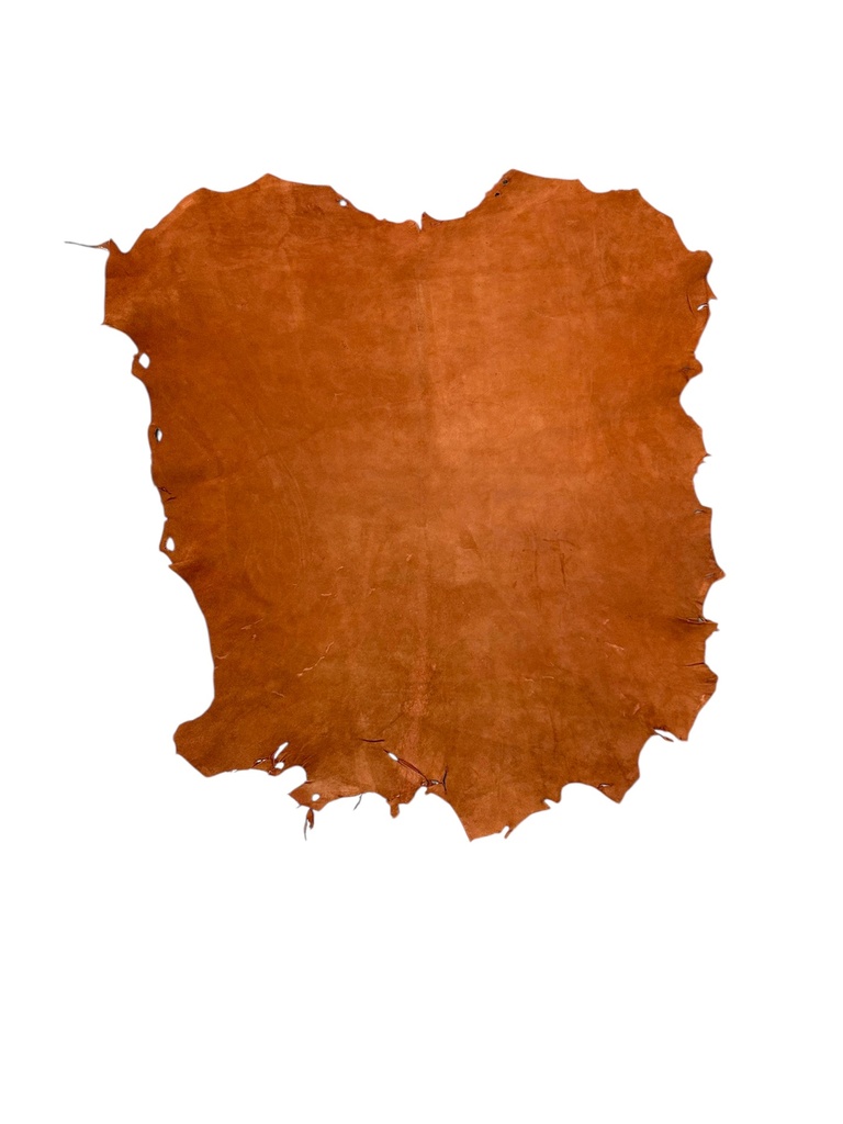 Cuir d'agneau suédé, tan , série limitée.  