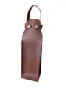 Leather Wine Bag.