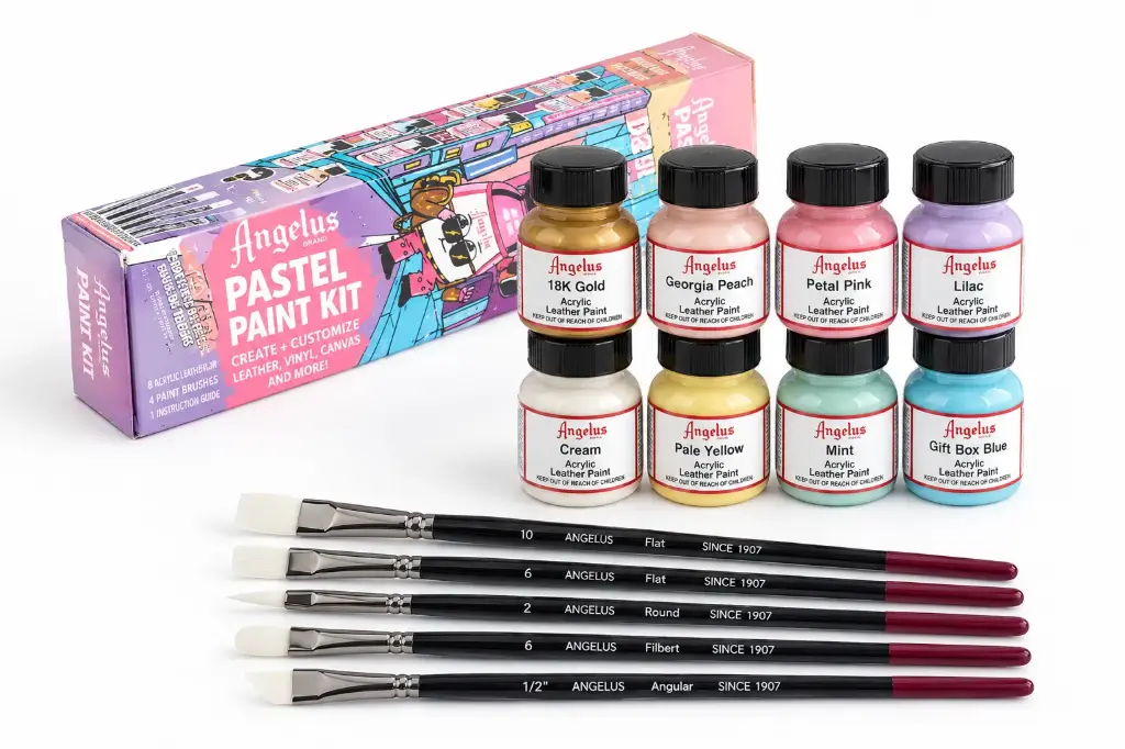 Angelus Pastel Daydream Leather Paint Set