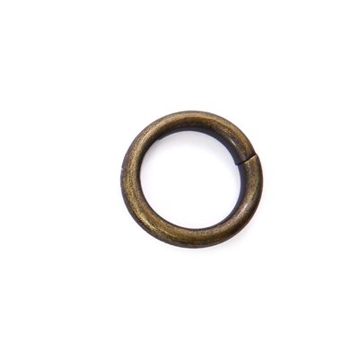 [ORS1-6A] Soldered O ring 1" 6/4.5mm antique gold 