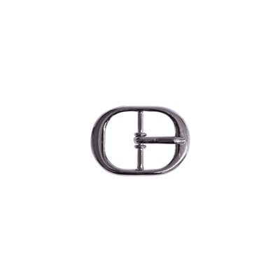[C5062] Boucle double 1"(25mm), nickel.