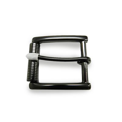 [L-BA1012] 1-1/2" (38mm) Simple Gunmetal Buckle