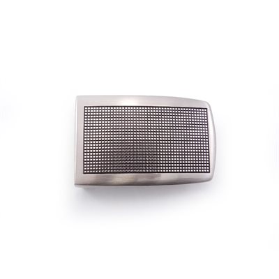 [L-19450] Boucle plaque griffes 1"1/4 (32mm), argentée.