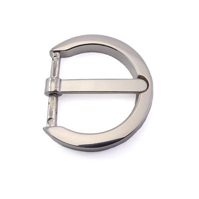 [L-ET3923] Boucle simple 1"1/8, argentée.