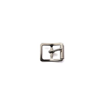 [AL2569-10N] Boucle double à rouleau 5/8 (16mm), nickel.