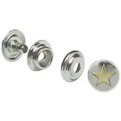 [1267-00] Ranger Star Snaps Line 24 - 10 Pack, Tandy Leather 