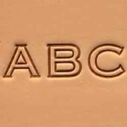 [8143-00] Craftool® 1/2" (13 mm) Bloc Alphabet Ensemble, Tandy Leather 