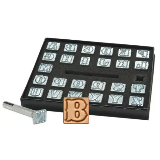 [8132-00] Ensembles d'alphabet standard Craftool®, Tandy Leather.