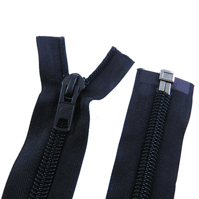 [RT25-36-Canzip-001] Fermeture à glissière auto CZP #RT25 #10C, 36 séparable, noir seulement.
