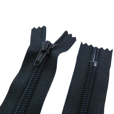 YKK #RT10 #5C, 7 non-separable auto zipper.