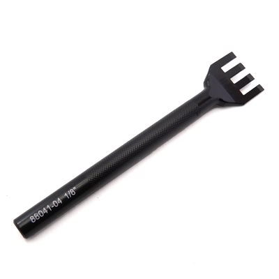 [88041-04] Fourchette Pro 4 tiges plates 1/8, Tandy Leather.