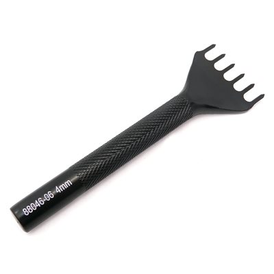 [88046-06]  Griffe à frapper Pro 6 tiges pointe diamant 5/32, Tandy Leather.