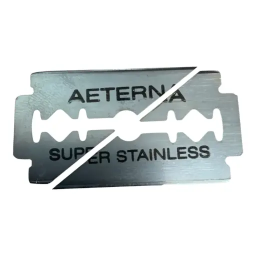 [MR-ROMI-LAMES] Lame acier inox couteau fourreur.
