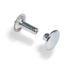 [1273-12] Medium nickel plated rivets 