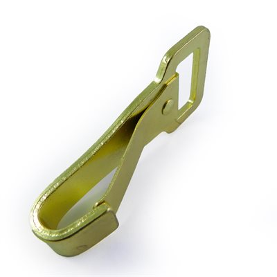 [AL290-1SBP] Mousqueton 1" estampé à harnais plaqué laiton