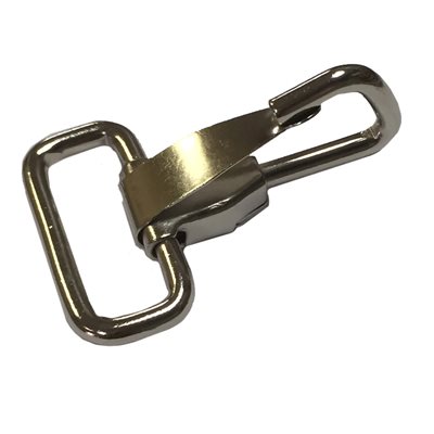 [AL141-24N] Mousqueton 1-1/2" nickel pour ceinture pompier