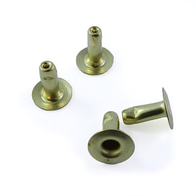 [FIM 33/10AP 1] Tubular Rivets #33/10 Antique Gold Steel --P3310O