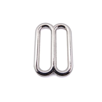 [AL541-1N] Passant double 1 arrondi nickel