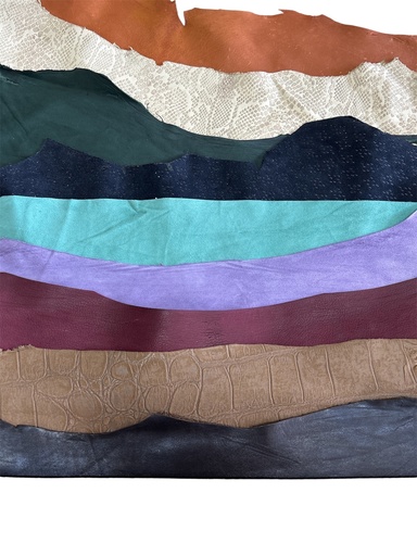 [PC-AGN] Ballot 10 peaux cuir agneau . 