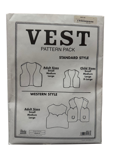 [6001-00] Patron veste, Tandy Leather.