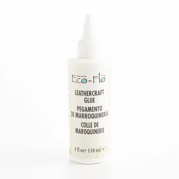 Eco-Flo glue for leather, Tandy Leather.