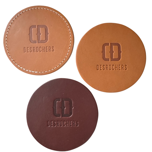 Leather Coasters.