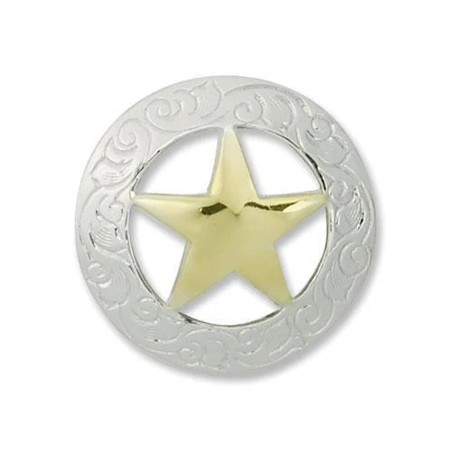 [11373-35] Texas Star Concho, Tandy Leather.