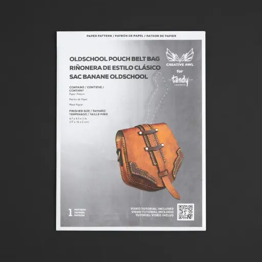 [56708-00] Creative Awl Old-School Pouch Belt Paper Pattern