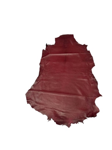[AGN-1-ROUGE-BRIQUE] Cuir d'agneau, rouge brique, série limitée.