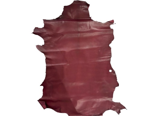 Cuir d'agneau, rouge-vin, série limitée.  