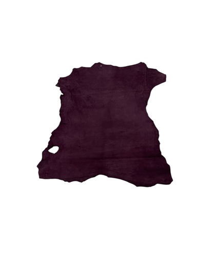 [AGNS-5-MAUVE] Cuir d'agneau suédé, mauve , série limitée.     